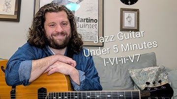 Jazz Guitar Under 5 Minutes| The Most Important chord progression to master 