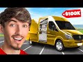 Spending 24 Hours in a $100,000 Luxury Van!