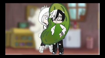 We bare bears | gacha club | Ice bear scared of cucumber 🐻‍❄️🐼🐻 |GACHA  CLUB VIDEO|