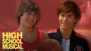 Troy Playing Basketball for 4 Minutes | High School Musical