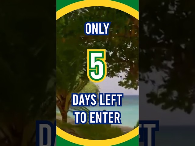 5 DAYS LEFT to Enter St Vincent and Grenadines Win a Trip!