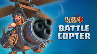Get To The Battle Copter! New Builder Base Hero Machine! Clash Of Clans Official
