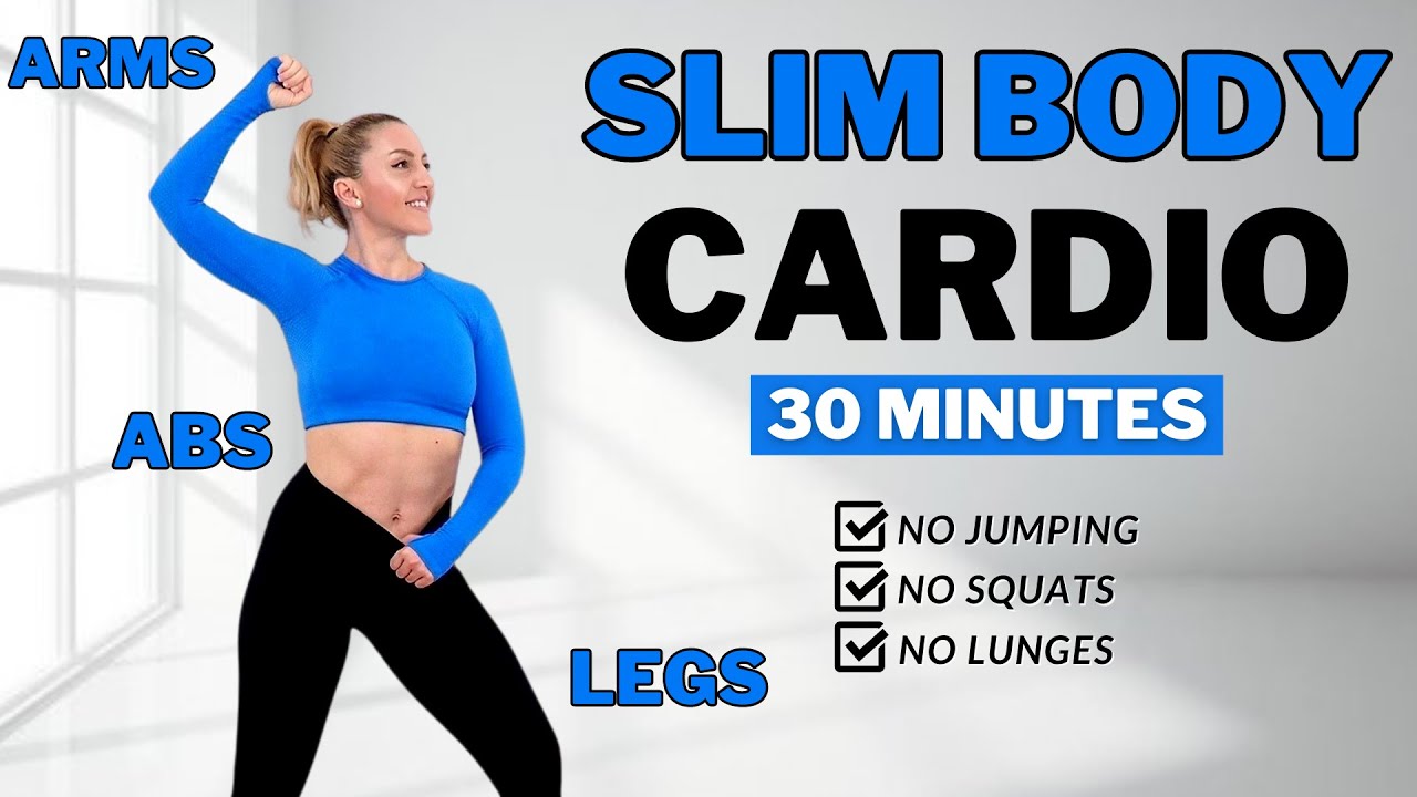 🔥Burn Arm + Leg + Belly Fat🔥30 Min Aerobics Workout🔥All Standing🔥No Squats/ No Lunges🔥No Repeat🔥
