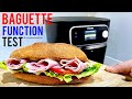 Easy lunch baguette bread function  philips airfryer xxxl combi 7000 connected988090 air fryer