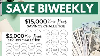 BIWEEKLY Savings Challenges You Should Try (Save Up To $30,000 In 1 Year)