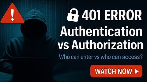 Authentication vs Authorization Explained | Simple Examples + Live Demo