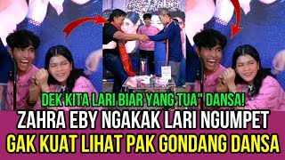  Zahra Dan Eby Ngakak Ngumpet Gak Kuat Lihat Pak Gondang Dansa Bareng Papa Eby