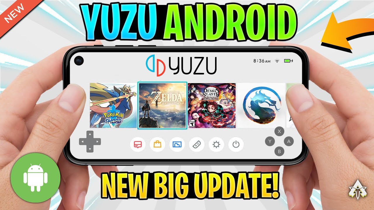 YUZU - Nintendo Switch Emulation on Android. HUGE ANNOUNCEMENT! 