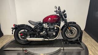 2022 Triumph Bonneville Bobber Used motorcycle for sale at Monster Powersports Wauconda IL