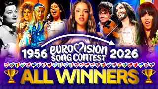 Eurovision - ALL WINNERS [1956-2026 RECAP]