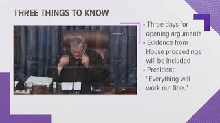 President Trump Senate impeachment trial begins