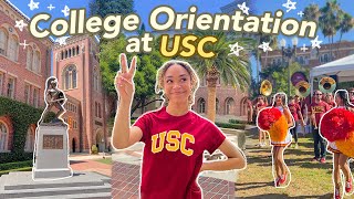 College Orientation VLOG! | USC Freshman Year 💛❤️✌🏽
