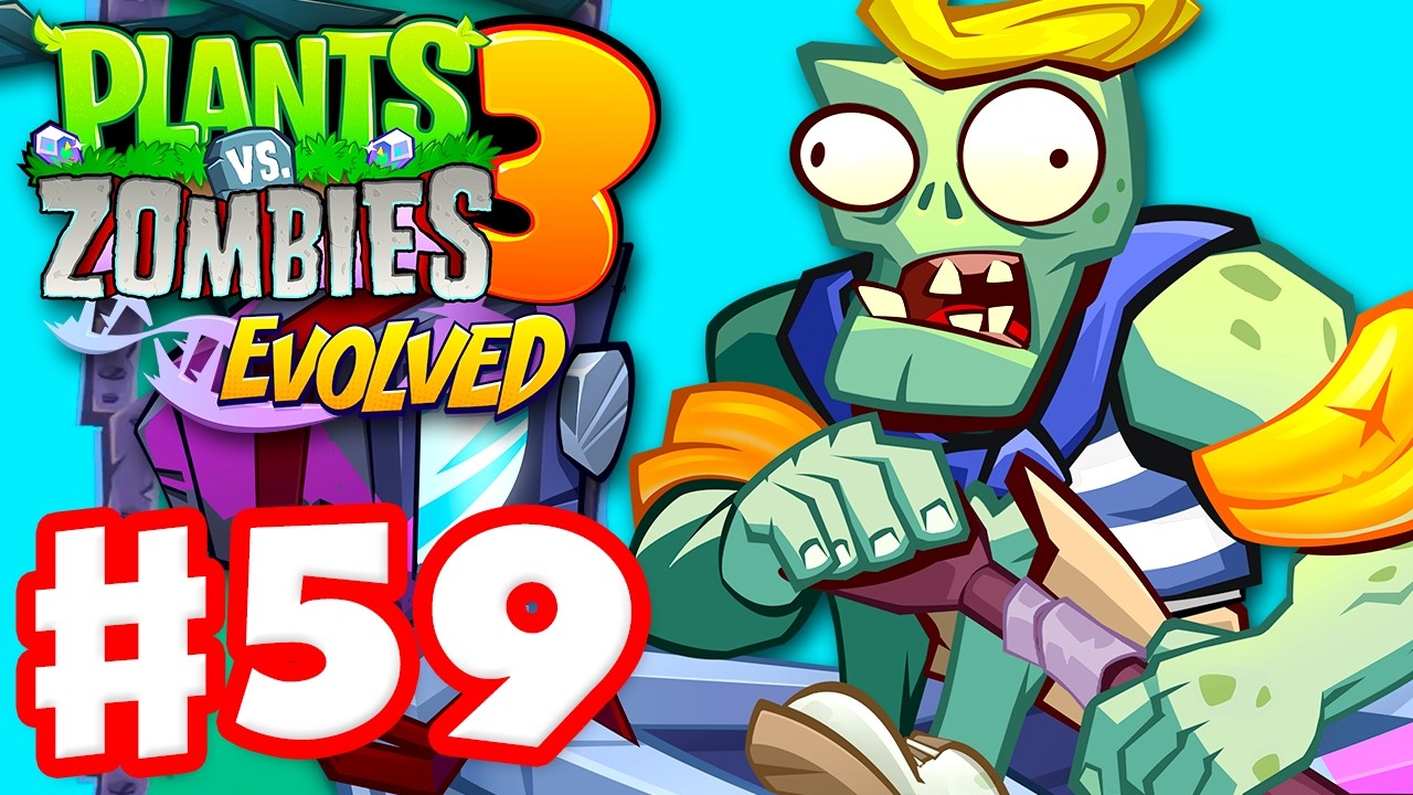 Canoe Zombie! - Plants vs. Zombies 3: Evolved - Gameplay Walkthrough Part 59