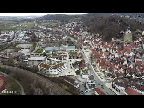 Herrenberg in Germany / Images from DJI Drone Camera /2023