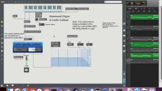 Hammond Organ & Leslie Cabinet Model – Max/MSP