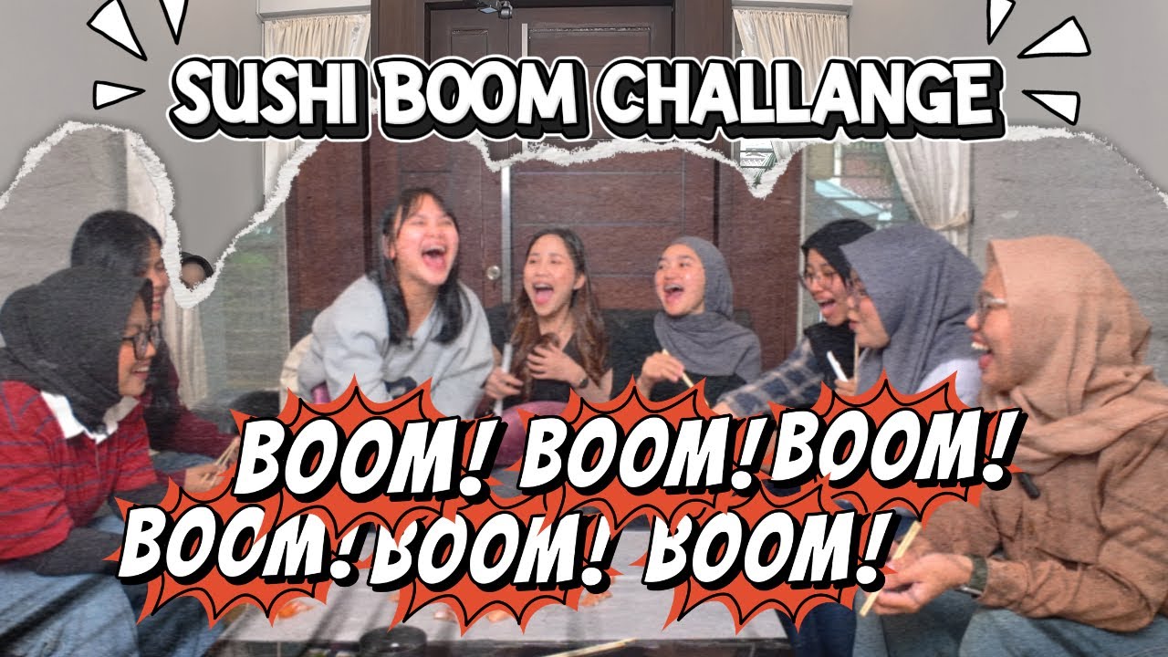 SUSHI BOOM CHALLENGE WITH ANJAY GIRLS!!
