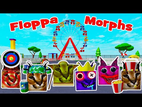 ШЛЁПА ОБНОВЛЕНИЕ ПАРК АТТРАКЦИОНОВ [UPDATE] Find The Floppa Morphs THEME PARK MAP 10 NEW MORPHS YODA