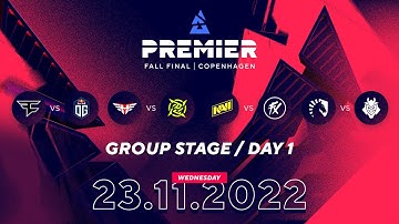 BLAST Premier Fall Final: FaZe vs OG, Heroic vs NIP, NAVI vs Fluxo, Team Liquid vs G2