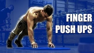 Correct Way to do Push Ups from fingers for ARM WRESTLING