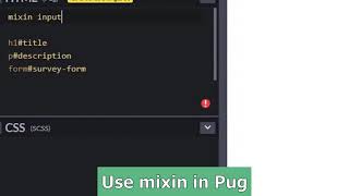Use Mixin In Pug
