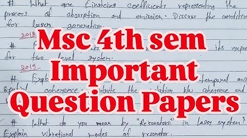 M.Sc. 4th Sem Nuclear Particle Physics important Question #exam #2025 #education #prsu #physics