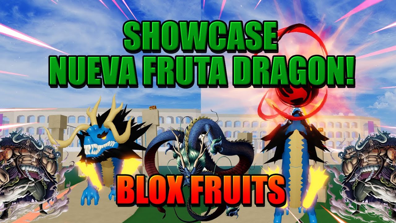 Cuando te sale la fruta dragon en BLOX FRUITS 