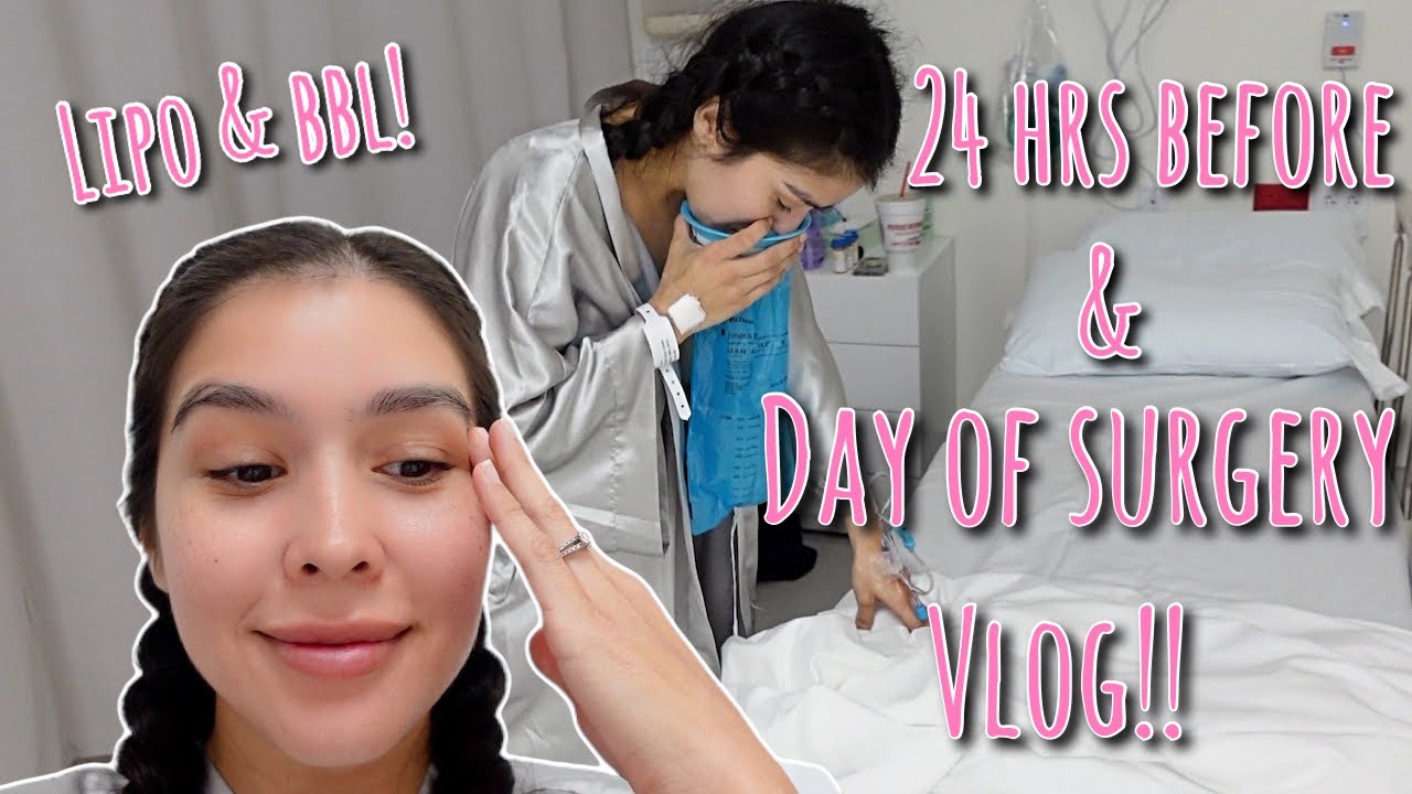 LIPO & BBL JOURNEY!! PART ONE - DAY BEFORE SURGERY, THE DAY OF & THE MORNING AFTER!!!