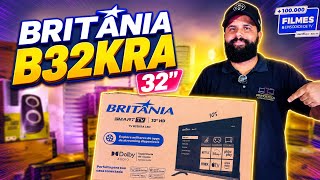 COMPREI a Smart TV Britânia 32” HD… Me Surpreendi! 😱