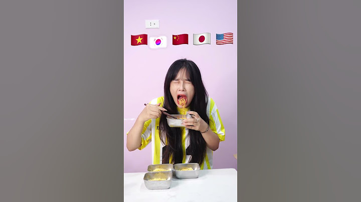 Ăn Mì Trộn Sốt Theo Lá Cờ Các Nước