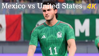 FC 24 Gameplay [PS5 4K] Mexico vs United States-Friendly match [EA SPORTS]