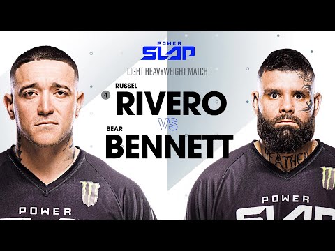 Russell Rivero vs Bear Bennett  Power Slap 4, August 9 on Rumble