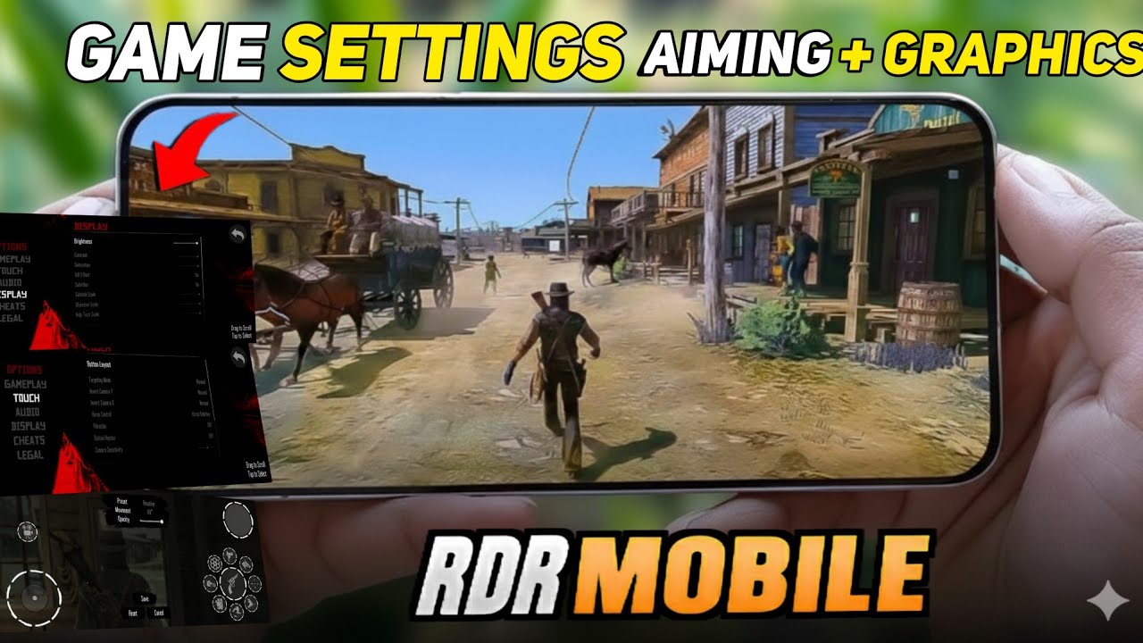 Best Setting For Red Dead Redemption Netflix Mobile | RDR Best Aim For ...