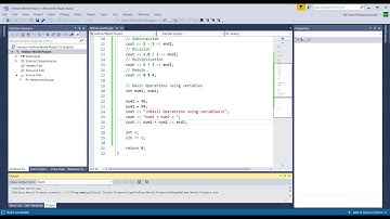 03 - Introduction to C/C++ - Basic Arithmetic Operations -Visual Studio 2017
