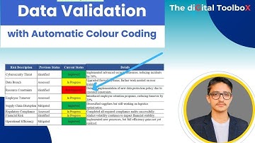 Say Goodbye to Errors: Data Validation with Automatic Color Coding in Excel - Easy & Effective