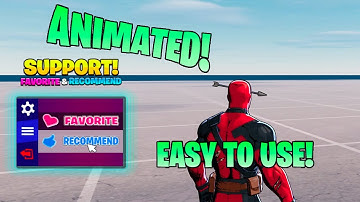 Like and Reccomend Hud Widget Animation