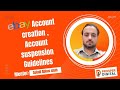 Ebay Account creation , Account suspension Guidelines by Prosper Digital#ebayseller #amazon