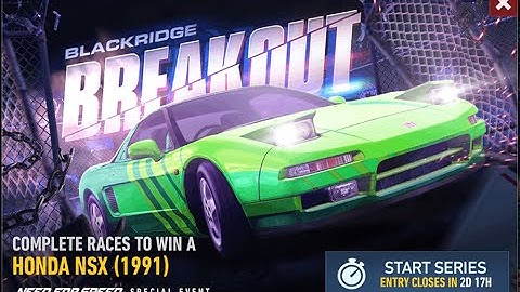 NFS No Limits | BLACKRIDGE BREAKOUT | Day 1 - BREAKOUT | Event 1 - RUSH HOUR | HONDA NSX (1991)