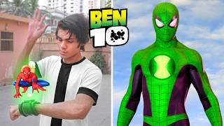 Ben 10 Transforms into Spider Man | VFX  NEW Movie