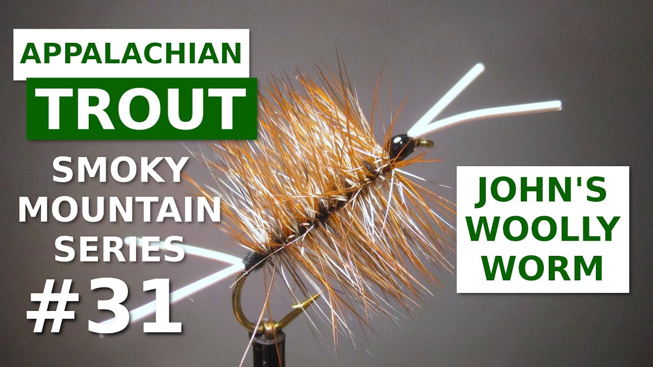 John's Woolly Worm - Fly Tying Appalachian/Great Smoky Mountain Trout  Patterns 