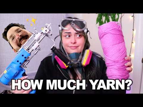 How Much Yarn Do You Need To Make a Rug?!
