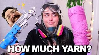 How Much Yarn Do You Need To Make a Rug?!