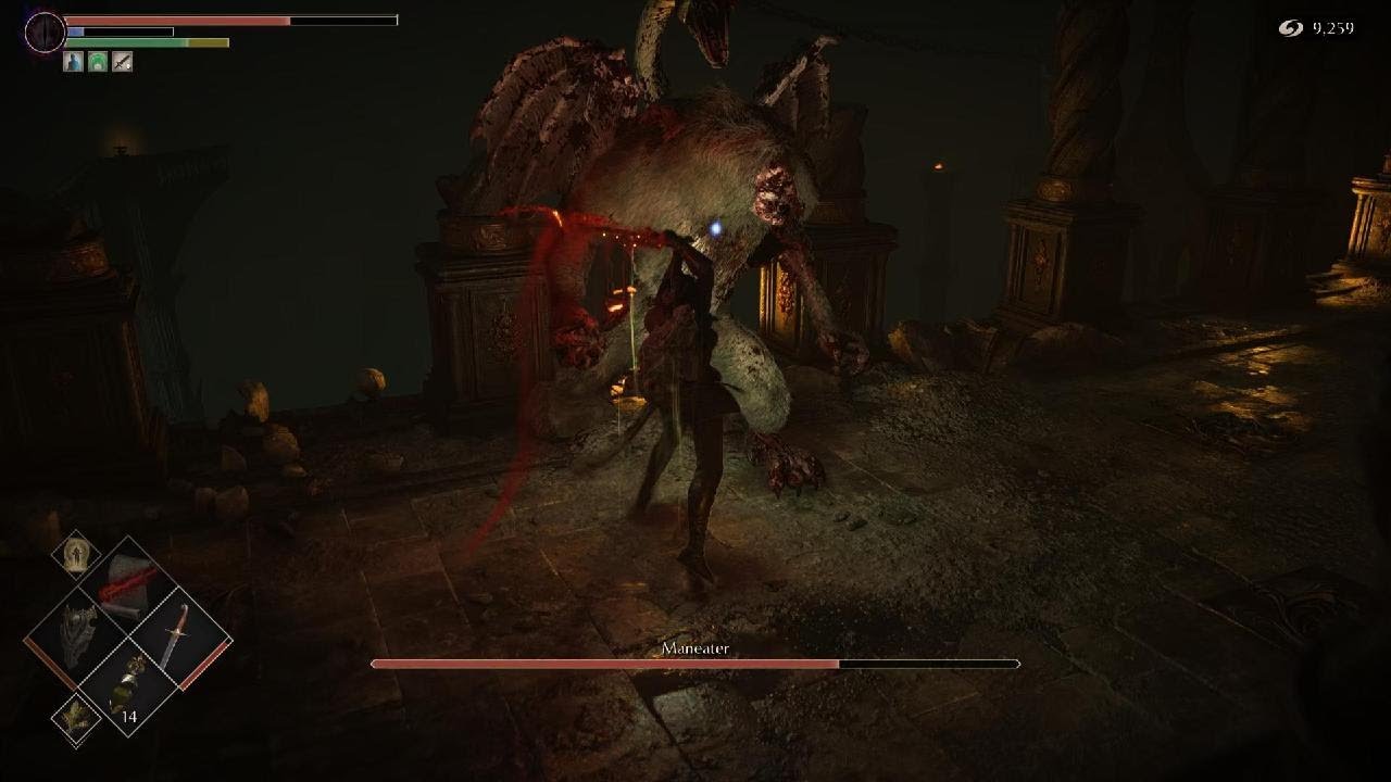 Demon's Souls Maneaters NG+ Vs. Cursed Sharp Kilij