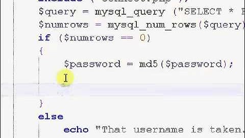 PHP Tutorials    User Registration System Part 3 4)