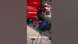 Mechanic Jack|Replace truck foot board by welding to remove broken screws