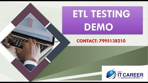 Best ETL testing training in Hyderabad | Next IT Career | #bestETLtestingtraininginhyderabad