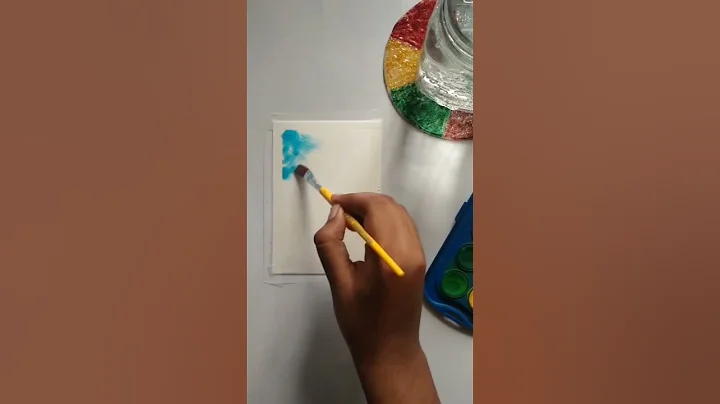 Watercolor background tutorial ✨ Do subscribe ❤️ #aesthetic  #watercolor #background #tutorial