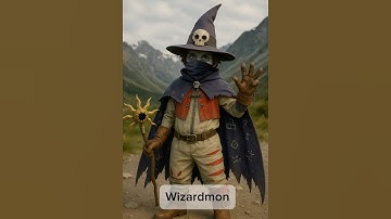 Wizardmon Digivolution #digimon #digimontcg #digivolution #aiart #wizardmon #anime