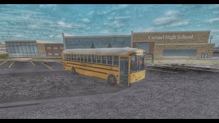 Roblox | Midwest Bus Company | ¡Actualización de Primavera! ¡Nueva escuela secundaria y mucho más! screenshot 2