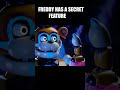 FREDDY HAS A SECRET FEATURE!? #shorts #fnafsecuritybreach #freddyfazbear