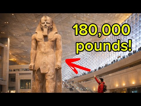 3000 years old — The BIGGEST GRANITE STATUE IN THE WORLD. How did they cut the stone? (Mr.mountainbeast — Ramses II colossus at Memphis)